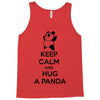 keep calm and hug a panda Tank Top