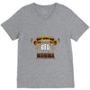 only loves her bed and her momma V-Neck Tee