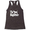 the dogfather bluetick coonhound white Racerback Tank
