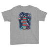 reading rocket ship Youth Tee