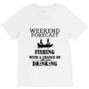 fishing funny V-Neck Tee