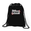 blessed mommy with flower white color Drawstring Bags