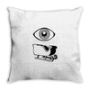 eye sleigh Throw Pillow
