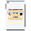 I Love Someone With Childhood Cancer To The Moon And Back To Infinity iPad Mini
