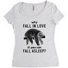 Why Fall In Love If You Can Fall Aslepp Women's Triblend Scoop T-shirt
