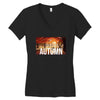 Moto Autumn Women's V-Neck T-Shirt