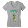 pickle rick Women's V-Neck T-Shirt