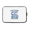 i have two tıtles aunt and dogmom an i rock them both flowers Laptop sleeve