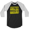 i hope i dont black out because this is awesome 3/4 Sleeve Shirt