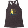 despicable me awesome perfect minio Racerback Tank