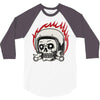 skull biker 3/4 Sleeve Shirt