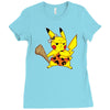 caveman mouse Ladies Fitted T-Shirt