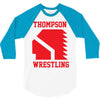 Thompson High School Wrestling (Vision Quest) 3/4 Sleeve Shirt