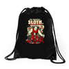 incredible sloth Drawstring Bags
