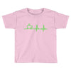 morning coffee heatbeat ekg Toddler T-shirt