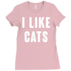i like cats Ladies Fitted T-Shirt