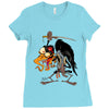 ugly tengu Ladies Fitted T-Shirt