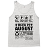 Born In August Tank Top