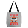 Grilling Legend Tote Bags