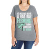 fishing fanatics1 Ladies Curvy T-Shirt