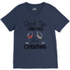 drink up grinches it's christmas V-Neck Tee