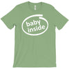 baby inside sticker vinyl decal T-Shirt