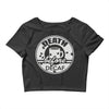 death before decaf Crop Top
