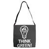 think green Adjustable Strap Totes