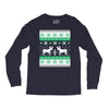 reindeer christmas ugly sweater Long Sleeve Shirts