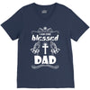 I Am One Blessed Dad V-Neck Tee