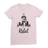 rebel   blackout Ladies Fitted T-Shirt