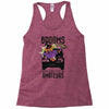 brooms are for amateurs Racerback Tank