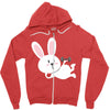 gym rabbit Zipper Hoodie