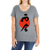 Living in The Now Ladies Curvy T-Shirt