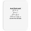 And God Said... Cool Tshirts Mousepad