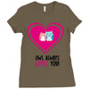 owl always love you Ladies Fitted T-Shirt