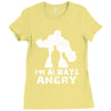 I'm Alway Angry Ladies Fitted T-Shirt