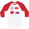 How To Live A Happy Life 3/4 Sleeve Shirt