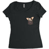 Cute Women's Triblend Scoop T-shirt