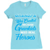 Grandpa Was Created because Grankids Need Real Heroes Ladies Fitted T-Shirt