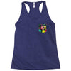 Flower Pocket Racerback Tank