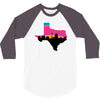 san antonio skyline spurs 3/4 Sleeve Shirt