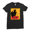 fury of the night Ladies Fitted T-Shirt