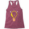 running out of bright ideas Racerback Tank