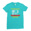i'm here because you broke something Ladies Fitted T-Shirt