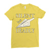 silent but deadly blow Ladies Fitted T-Shirt