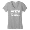 it's ok i'mk a ninja Women's V-Neck T-Shirt