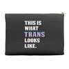 This is What Trans Looks Like Accessory Pouches