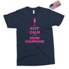 keep calm and drink champagne Exclusive T-shirt