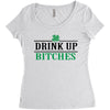 drink up bitches Women's Triblend Scoop T-shirt